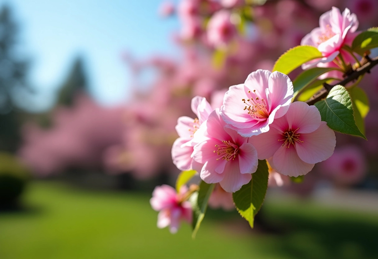 arbre fleurs